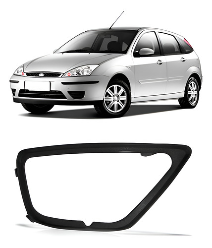 MOLDURA MILHA FOCUS 2004 A 2007 C/FURO LD