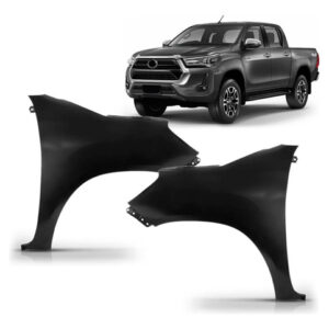 Par Paralama Hilux S/ Furo Pisca 2016 A 2023 Cabine Dupla