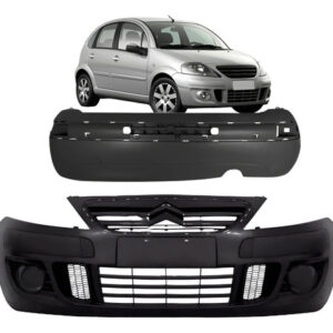 Par Envolvente Para Citroen C3 2009 A 2012 Preto