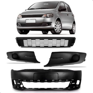 Kit Envolvente Dianteiro Fox Space Fox 2010 A 2014 C/ Grades Preto