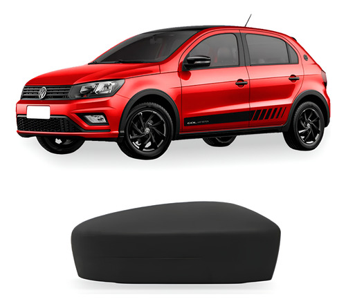 Capa Retrovisor Gol E Saveiro G5 09 A 12 Texturizado Esqu