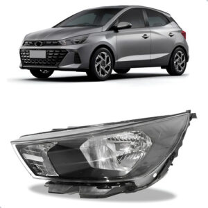 Farol Para Hyundai Hb20 2023 2024 Sem Led 1ª Linha Esquerdo/motorista