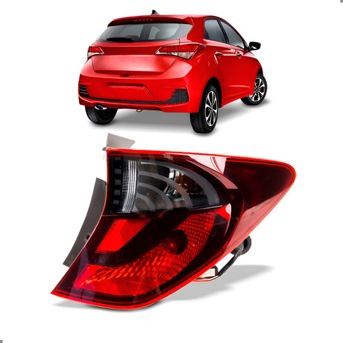 Lanterna Para Hb20 2020 2021 2022 Canto Fume Hatch 1ª Linha - Direito/passageiro