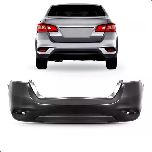 Parachoque Traseiro Para Sentra 2017 2018 2019