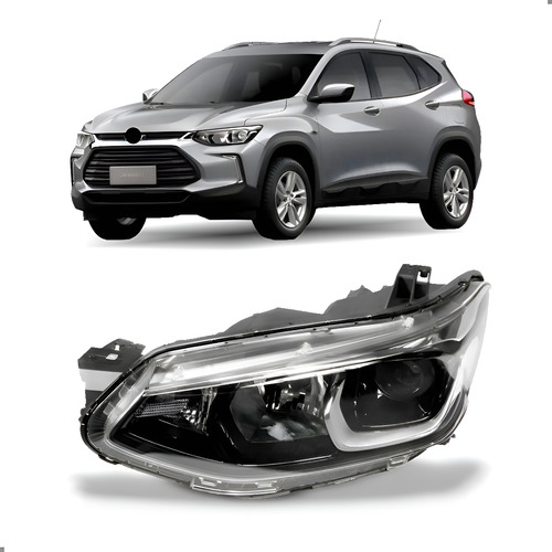 Farol Para Tracker 2020 A 2025 Elétrico Com Motor 1ª Linha Esquerdo/motorista