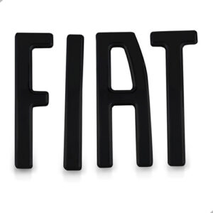 Emblema Black Piano Compatível Com Fiat Strada 21 2022 2023