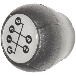 Manopla 5 Marchas Prata Vectra 1997 Em Diante Preto