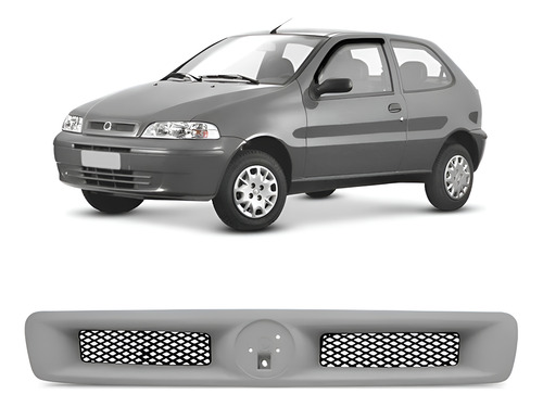 Grade Radiador Palio 2001 2002 2003 1a Linha Cinza