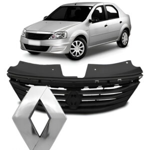 Tela Frontal Com Emblema Logan 2012 2013 2014 Fosco