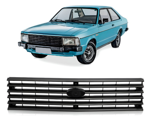 Grade Radiador Corcel Ii Belina 1979 80 81 A 1984 1a Linha Preto