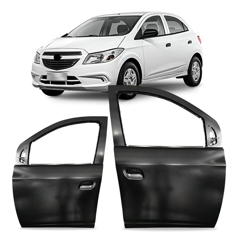 Par Porta Dianteira Onix 2013 2014 2015 2016 2017 2018 2019 Preto