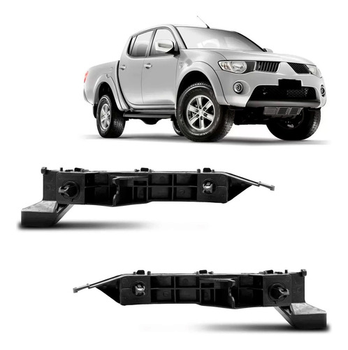 Par Guia Parachoque Dianteiro L200 Triton 2011 2012 A 2015