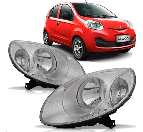 Par Farol Dianteiro Para Chery Qq 2016 2017 2018 2019