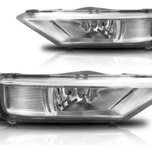 Par Farol Milha Tiguan Allspace 2018 2019 2020 2021 Cromado