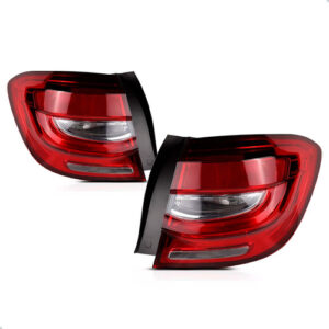 Jogo Lanterna Traseira Sandero Led 2020 A 2024 Tampa E Mala Direito Vermelho