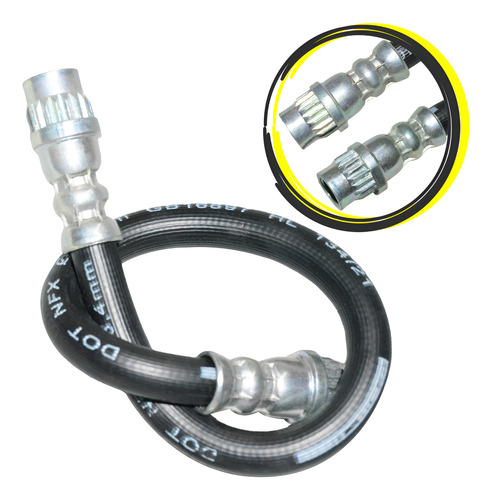 Flexivel De Freio Traseiro 290 Mm Picasso 98 Em Diante