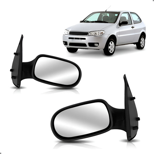 Par Retrovisor Lateral Palio 2004 A 2011 02 Portas