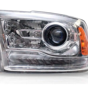Farol Dodge Ram 2500 16 A 17 Cromado Elet C/led 1a Linha Esquerdo/motorista