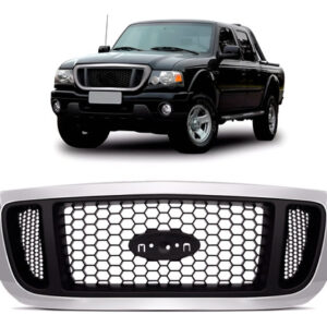 Grade Radiador Ranger Xl 2004 A 2009 Preta C/ Friso 1a Linha