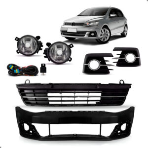 Kit Transformação Frente Gol E Voyage G6 Para G7 2016 A 2018 Preto