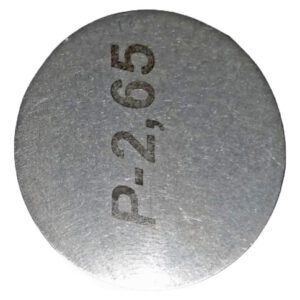 Pastilha Reguladora Valvula Uno Apos 01 Fire