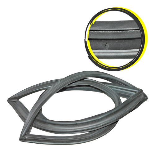 Guarnicao Janelas Laterais Mo Elba 2 Portas Ate 1990 Preto