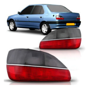 Par Sinaleira Traseira Para Peugeot 306 Sedan 1997 A 1999 Ambos Lados