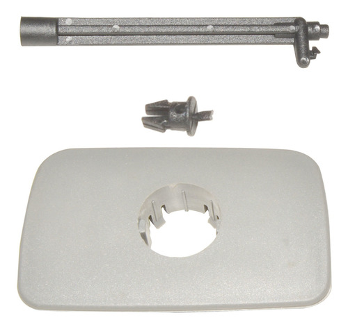 Fecho Porta Luvas Com Alojamento Cinza Gol Parati Saveiro