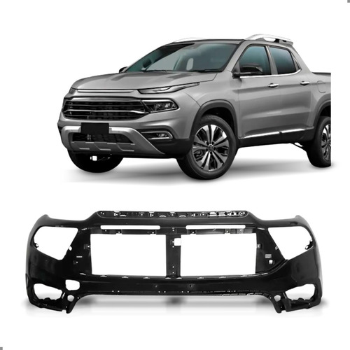 Parachoque Dianteiro Para Fiat Toro 2022 2023 2024 2025 Preto