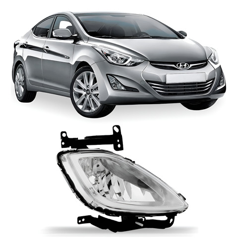 Farol Milha Elantra 2011 A 2013 Esquerda