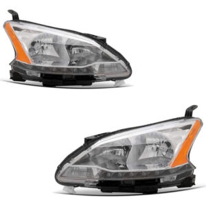 Par Farol Cromado C/ Led Sentra 2014 A 2016