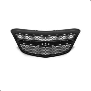 Grade Radiador Para Agile 2009 A 2013 Com Friso Preto Preto