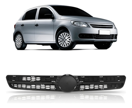 Grade Radiador Gol G5 Gv 2010 2011 2012 2013 Preto