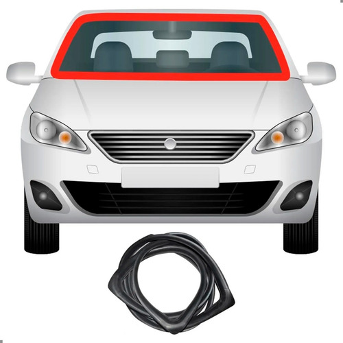 Borracha Para Brisas Friso Plastico Corcel Ii Belina Ii