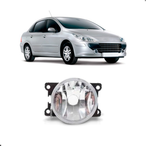 Farol Auxiliar Para Peugeot 307 2007 2008 2009 2010 Cristal