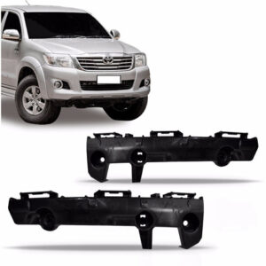 Par Guia Suporte Parachoque Hilux Srv 2012 A 2015 Dianteiro