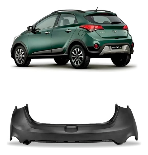 Parachoque Traseiro Hb20x 2016 2017 A 2019 1a Linha