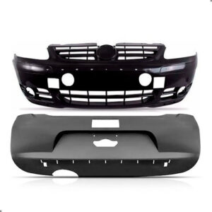 Par Envolvente Para Crossfox 2003 A 2007 Dianteiro Traseiro - Preto