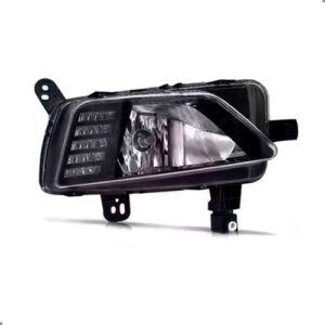 Farol De Milha Para Polo 2018 A 2022 Moldura Grade Direita Preto