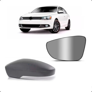 Kit Capa E Lente De Retrovisor Jetta 2011 A 2018 Esquerdo Esquerdo