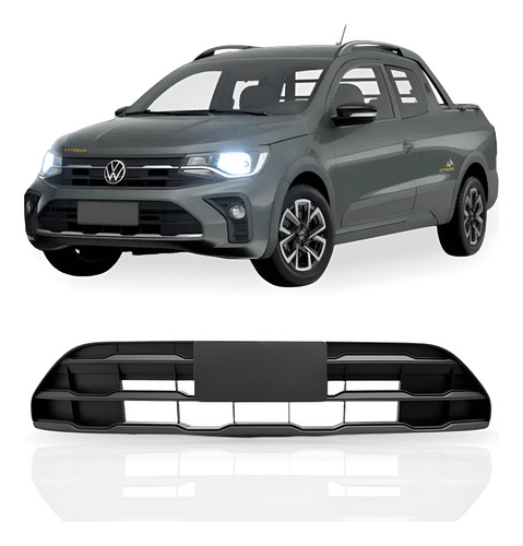 Grade Central Saveiro 2023 A 2026 Parachoque Dianteiro