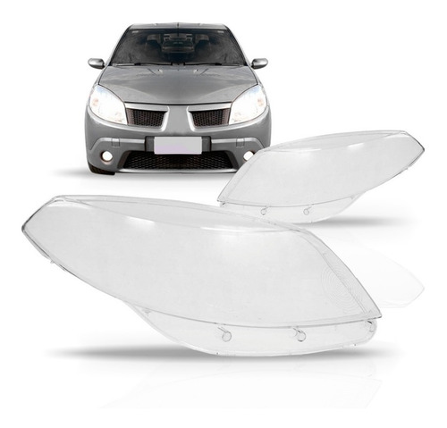 Par Lente Farol Renault Sandero 2008 2009 2010 2011