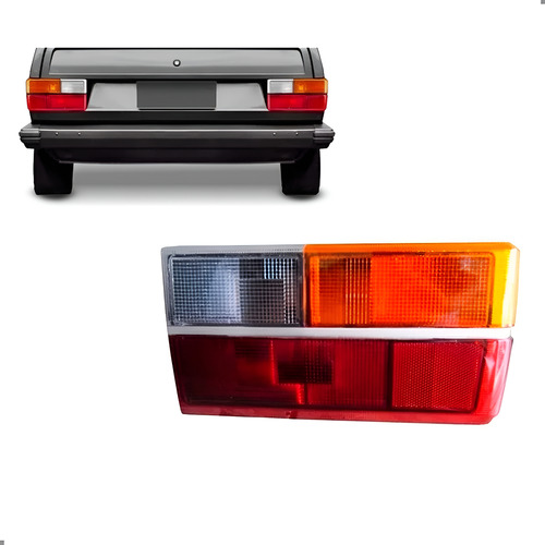 Lanterna Friso Cromado Tricolor Para Gol 1980/1986 1ª Linha