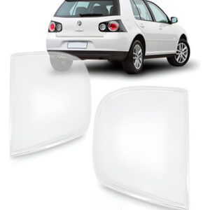 Par Lente Lanterna Traseira Golf 2007 08 09 2010 11 12 Mala Transparente