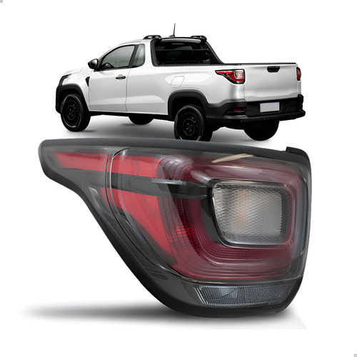 Lanterna Strada 2020 2021 2022 2023 Sem Led 1ª Linha Esquerdo Vermelho