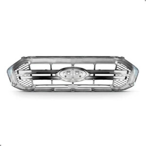 Kit Parachoque E Grade Para Ford Ranger 2020 A 2023 Com Aro Preto