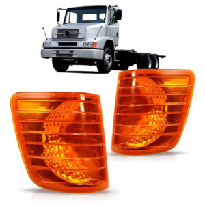 Par Lanterna Dianteira Mb 1620 96 97 98 99 00 01 02 03 A 12 Âmbar