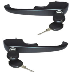 Macaneta Externa Porta Diant Com Chave Kombi Clipper Camin Cor Preto