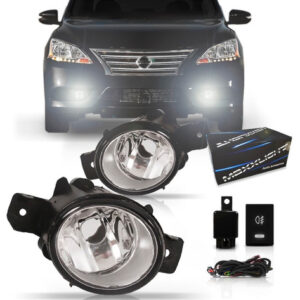 Kit Farol Milha Auxiliar Neblina Sentra 2007 2008 2009 2010.