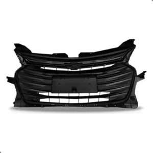 Tela Radiador Onix 2020 21 22 23 24 2025 Com Frisos Cromados Preto